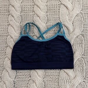 Smartwool Women's Blue and Teal Sports Bra